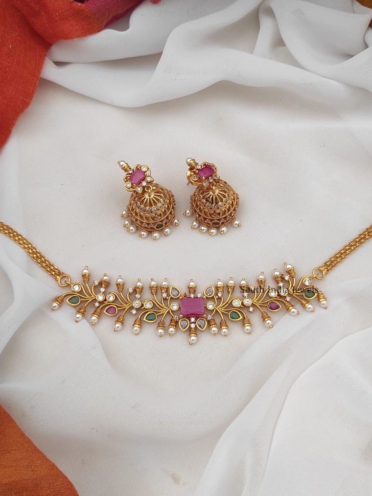 Cute CZ Stones Choker