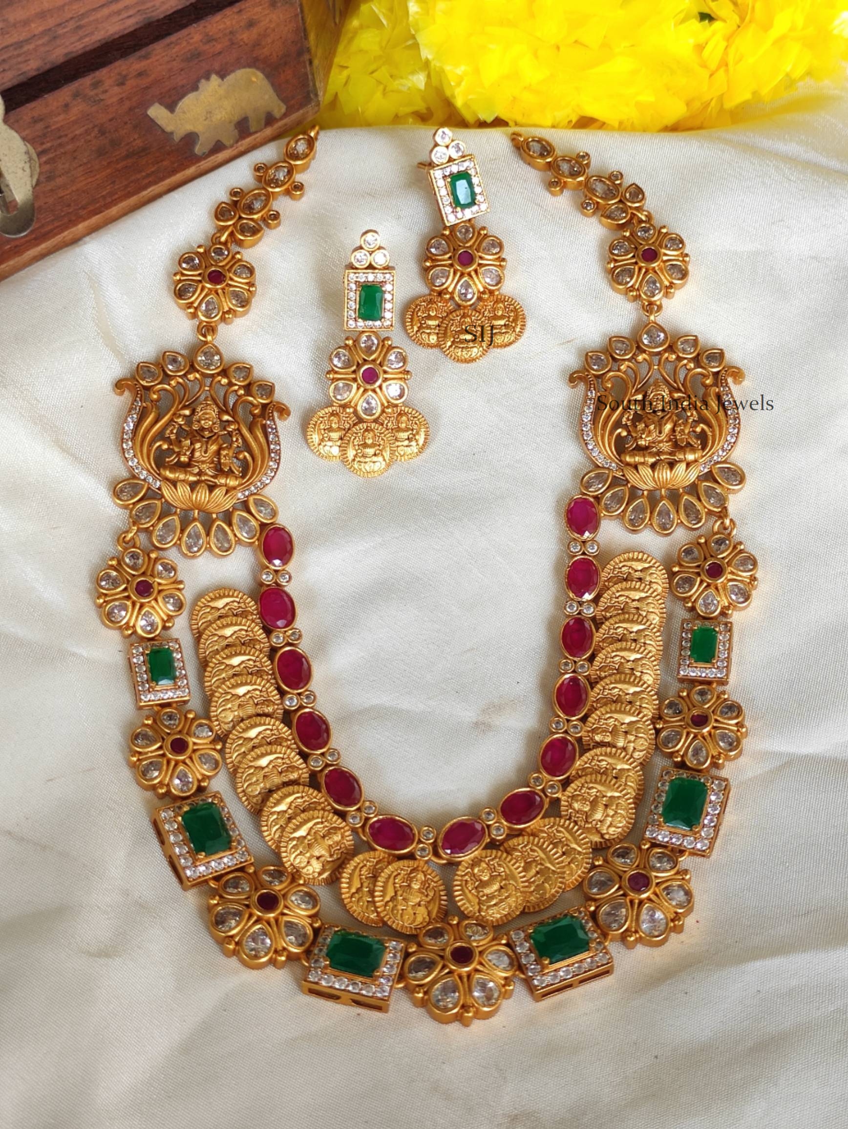 Dazzling Lakshmi Design Necklace