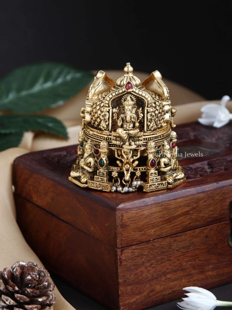 Ganesha Lakshmi Kum Kum Box