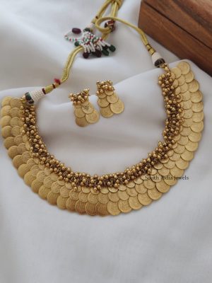 Gold Beads Bridal Necklace (2)