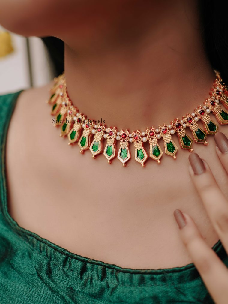 Kerala Design Palaka Necklace (3)