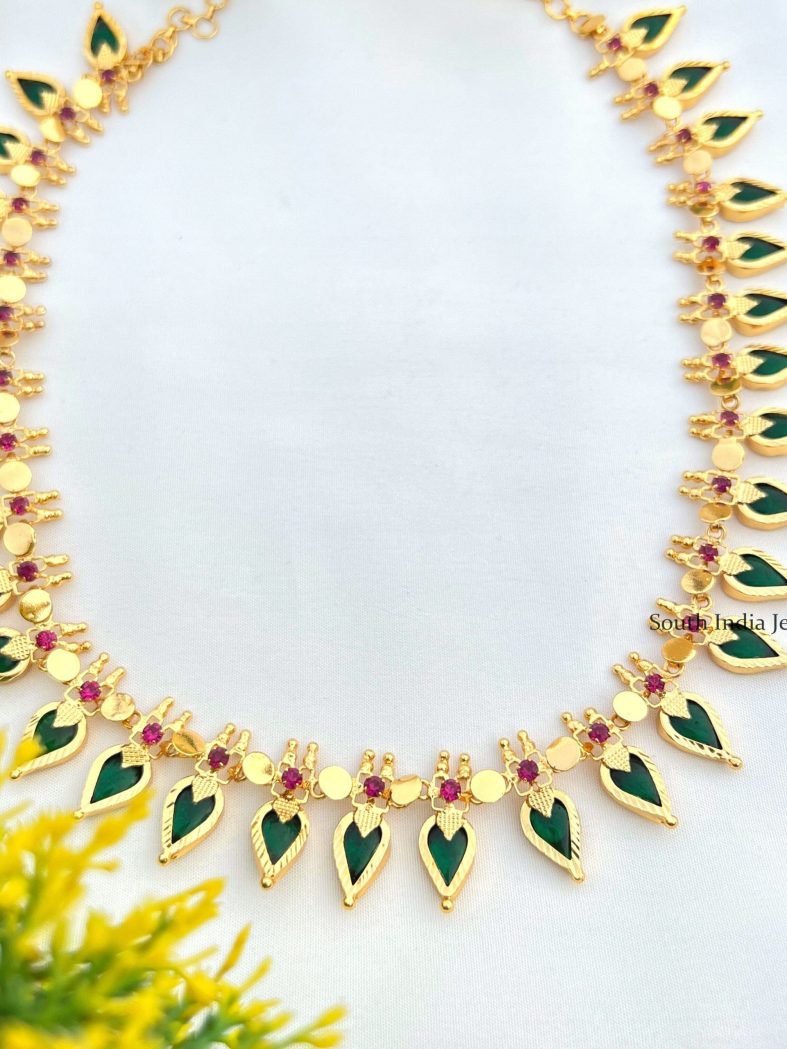 Kerala Pattern Palakka Necklace (1)