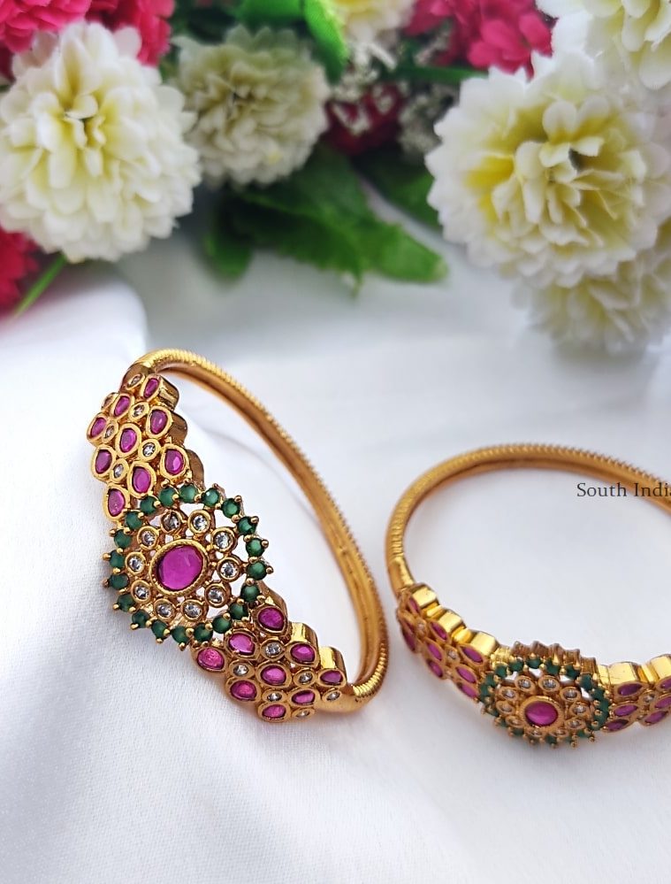 Multi Stones Kada Bangles