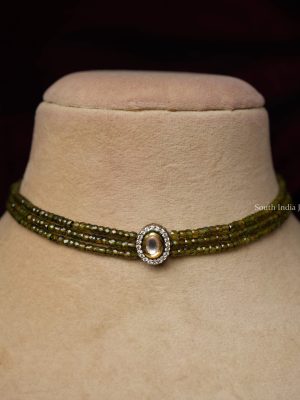 Olive Green Choker Set