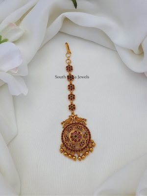 Peacock Maang Tikka