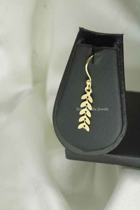 Simple Leaf Stainless Steel Necklace (2)