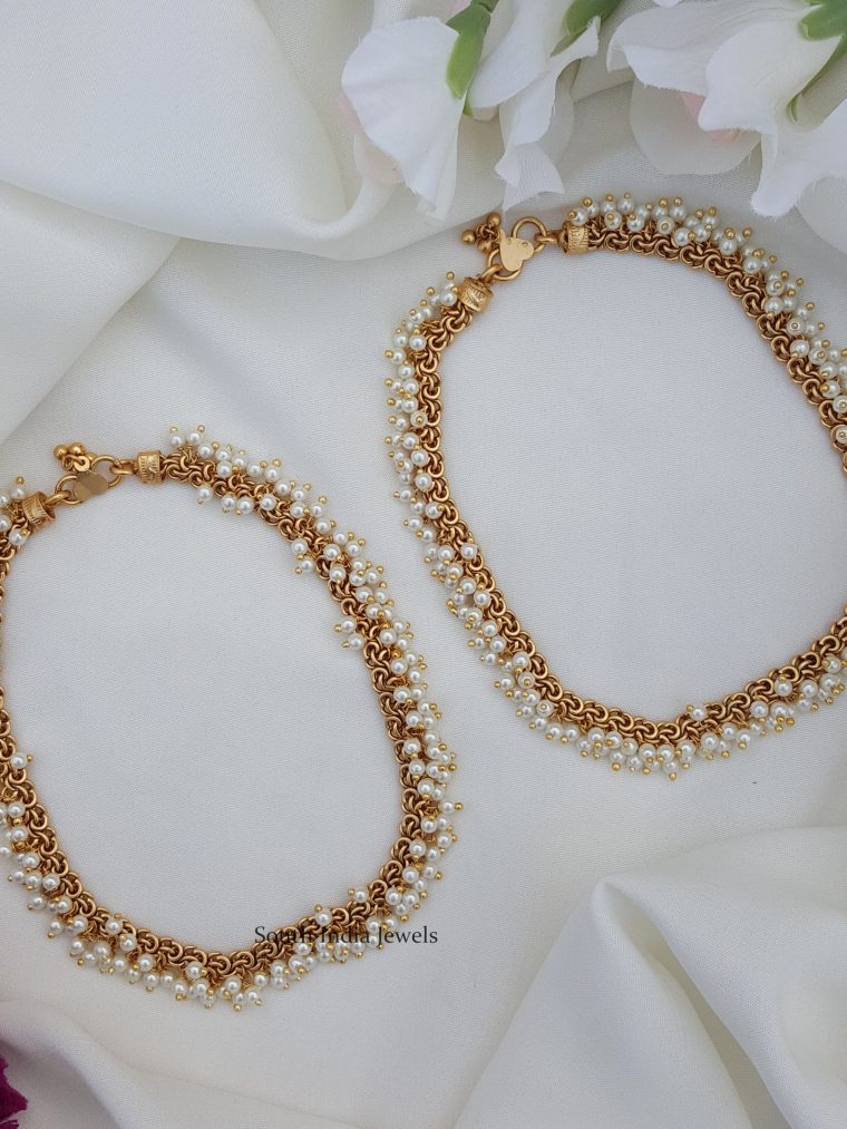 Stunning Pearl Anklets