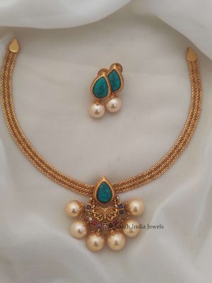 Torqouise Navarathna Necklace