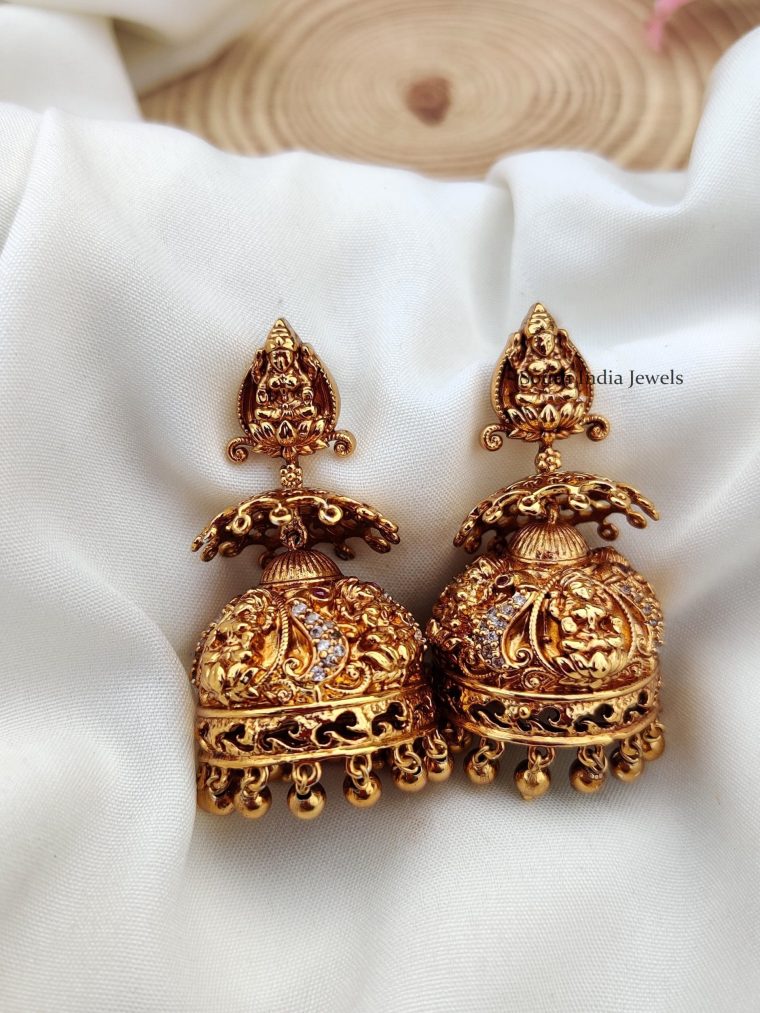 Trendy Lakshmi Design Jhumkas (1)