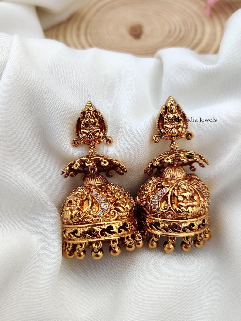 Trendy Lakshmi Design Jhumkas (1)