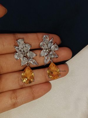 Unique AD Stones Earrings