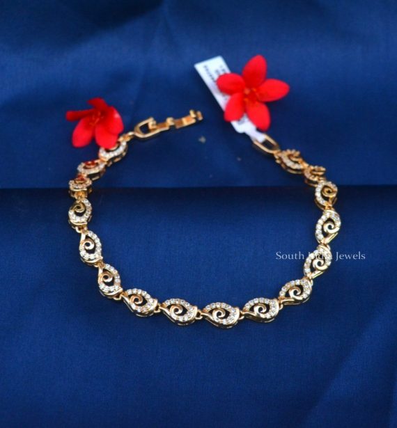 Attractive Rose Gold Bracelet-Attractive Rose Gold Bracelet