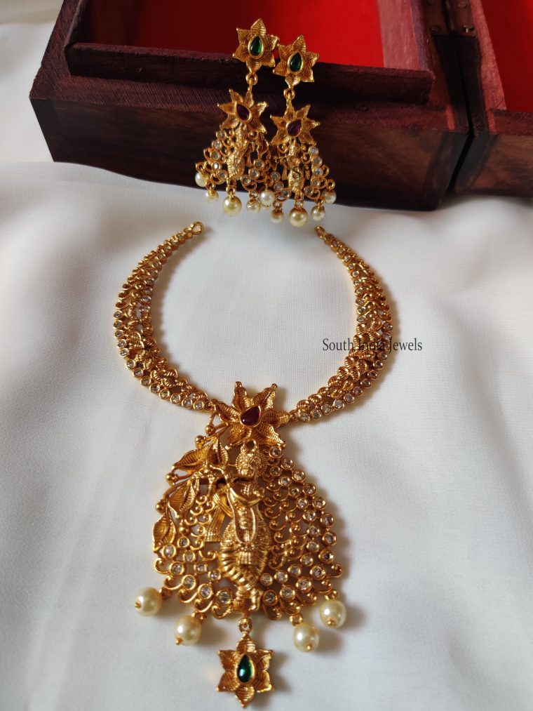 Awesome Krishna Flute Necklace