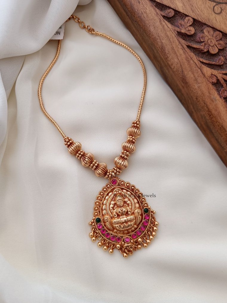 Awesome Lakshmi Design Necklace (2)