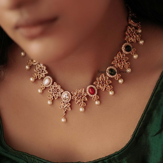 Awesome Navarathna Stones Necklace (2)
