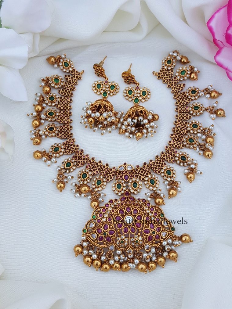Beautiful Pearls Beads Necklace (1)