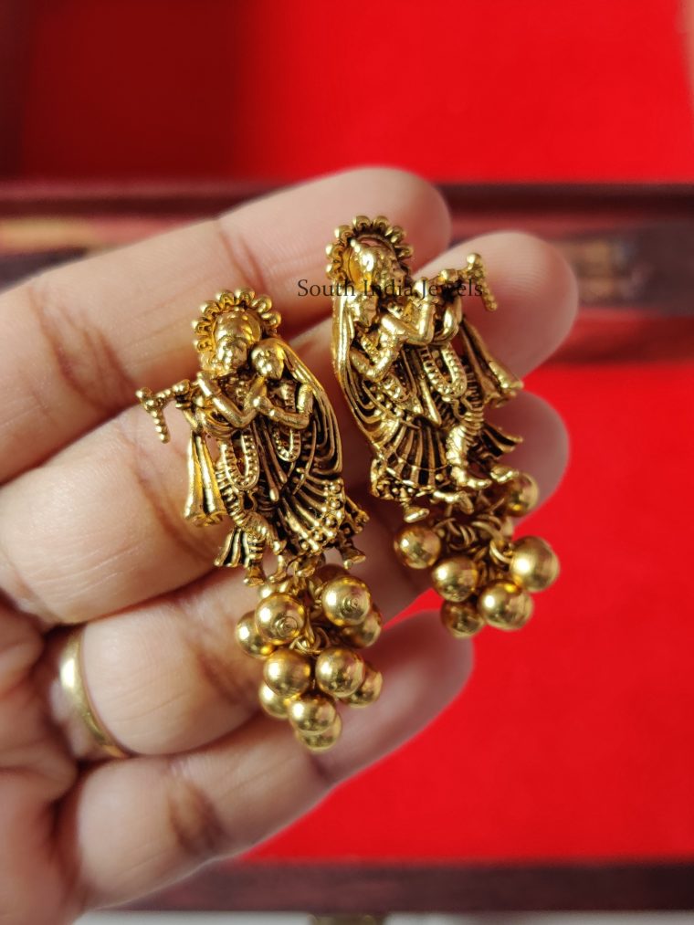 Beautiful Radha Krishna Earrings