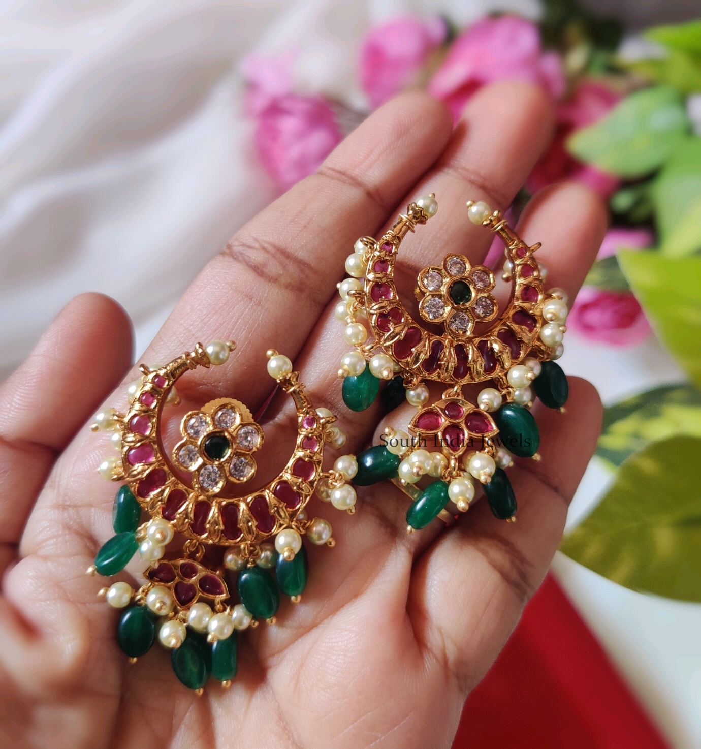 The Royal Affair Studded Dazzling Earrings