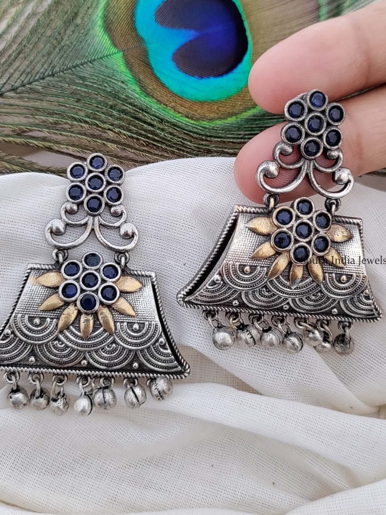 Exquisite German Silver Earrings