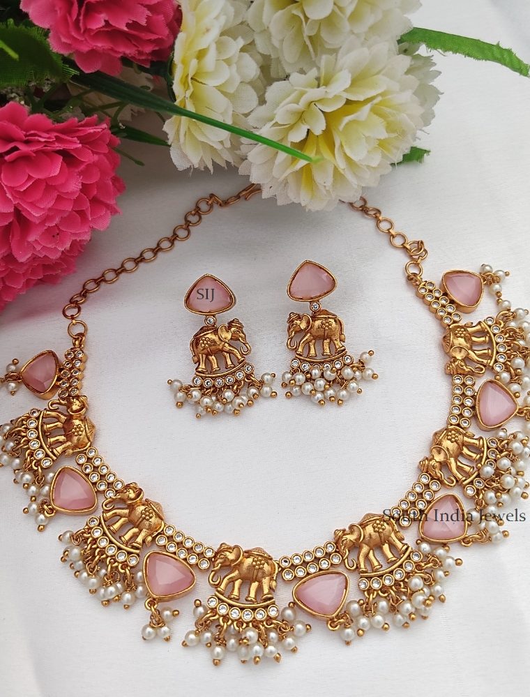 Fabulous Elephant Design Necklace