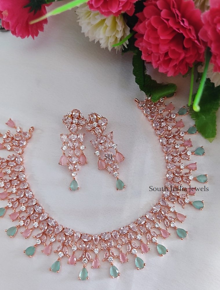 Fantastice Rose Gold Necklace