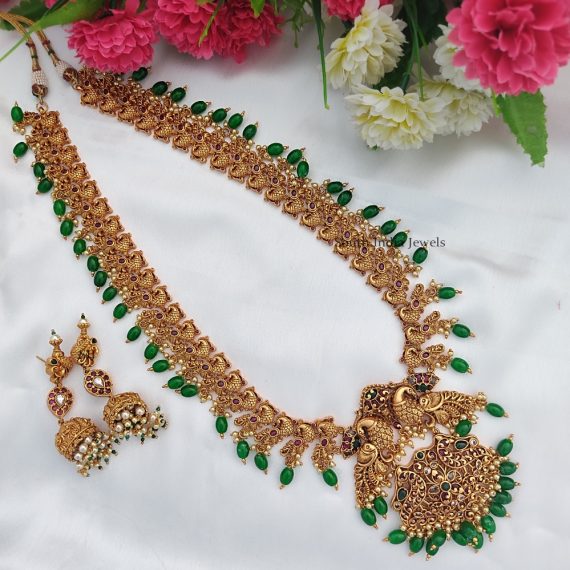 Gorgeous Green Beads Haram