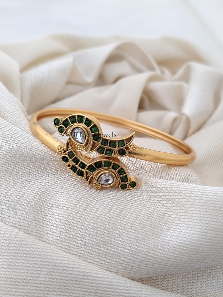 Gorgeous Green Peacock Bracelet