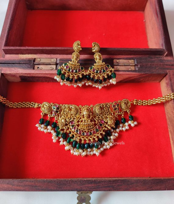 Grand Antique Lakshmi Design Choker