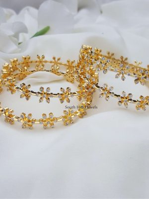 Marvelous AD Stones Star Bangles Set (