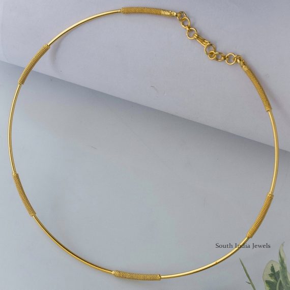 Simple Gold Hasli Necklace