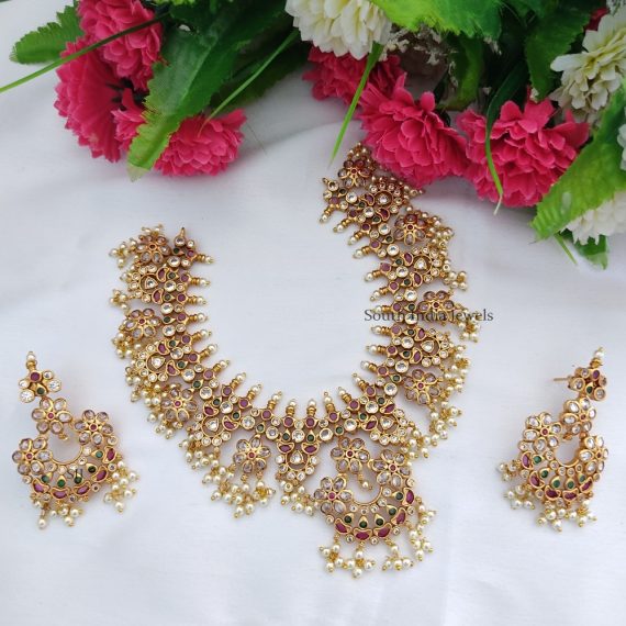 Stunning Guttapusalu Design Necklace