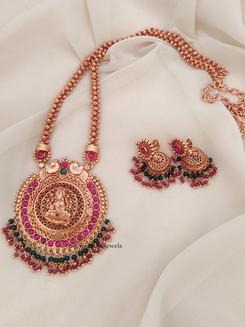 Traditional Lakshmi Pendent With Chain