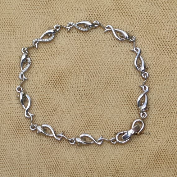 Trendy Silver Polish Bracelet