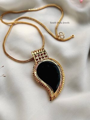 Unique Mango Palakka Pendent with Chain