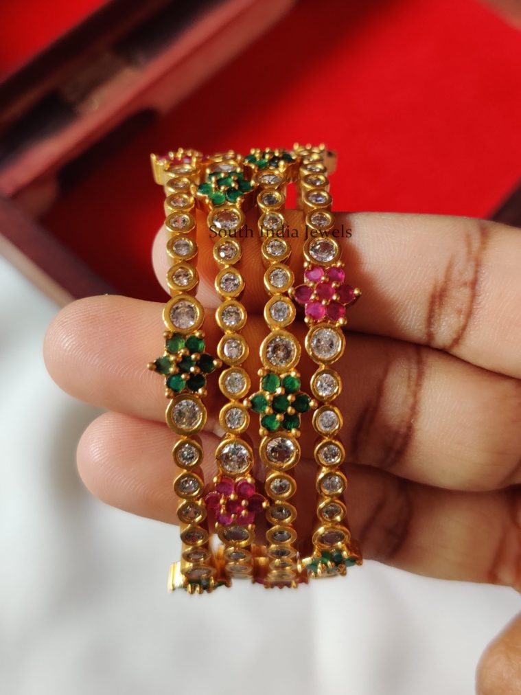 Unique Stones Studded Bangles