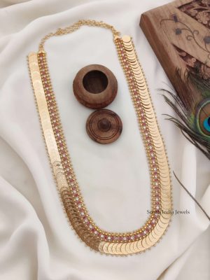 White & Pink Stone Kerala Design Haram