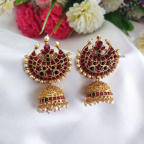 Stunning Matte Finish Jhumkas-Stunning Matte Finish Jhumkas