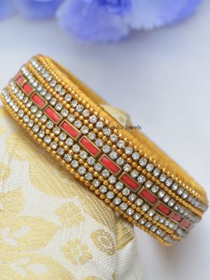 Amazing Single Kundan Stones Bangle