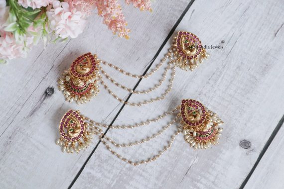 Attractive Lalitha Jhumkas with Mattal