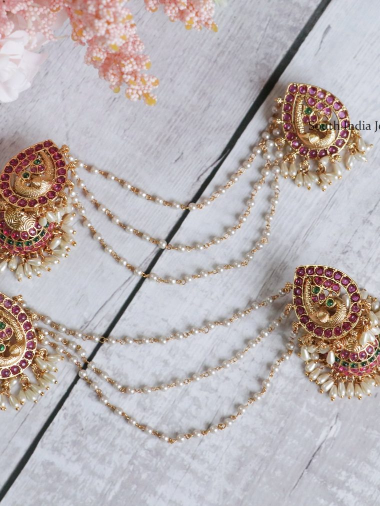 Attractive Lalitha Jhumkas with Mattal
