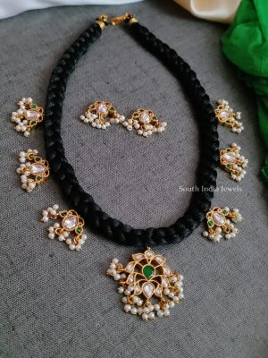 Beautiful Black Thread Necklace