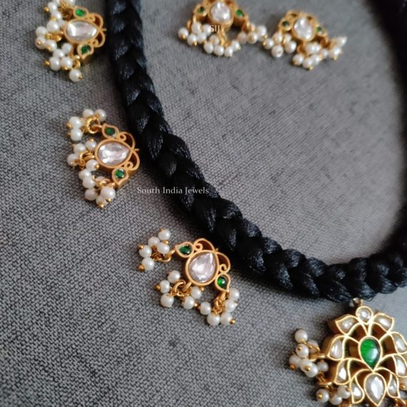 Beautiful Black Thread Necklace