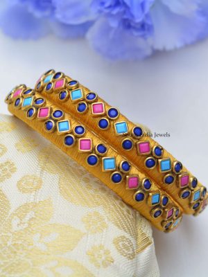Beautiful Kundan Stones Bangles