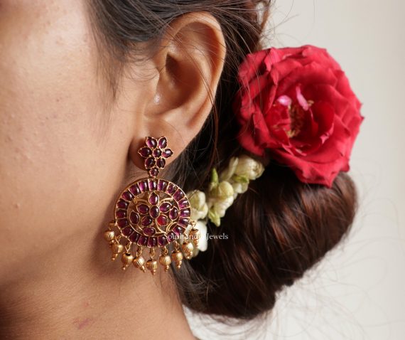 Beautiful Surajmukhi Design Earrings (