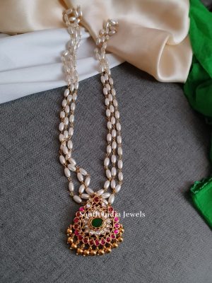 Cute Pendant Pearl Set