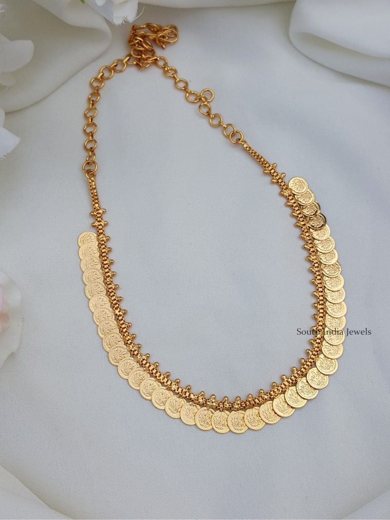 Dazzling Lakshmi Coin Necklace (1)