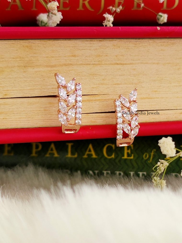 Elegant Rose Gold Earrings