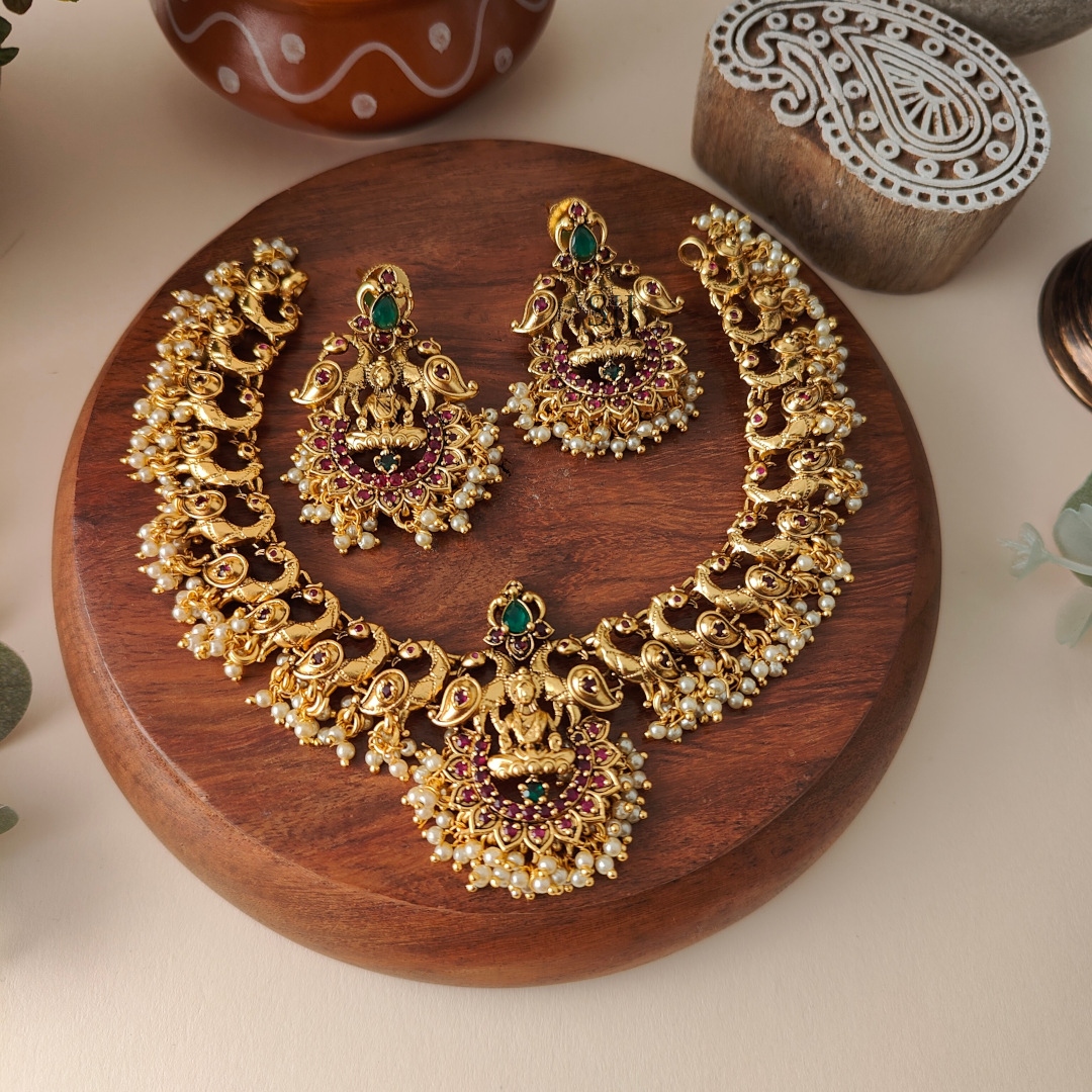 Fabulous Guttapusalu Design Necklace