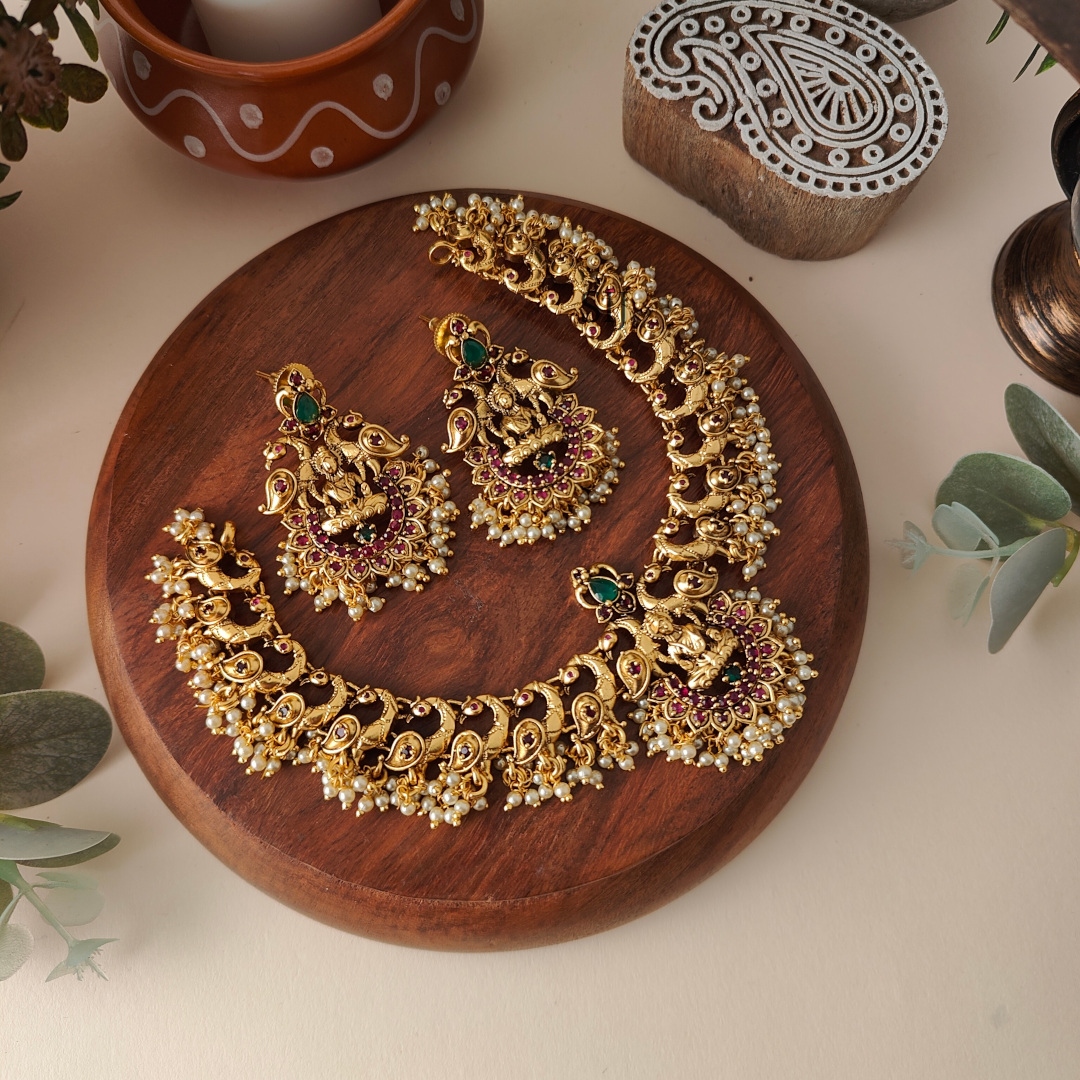 Fabulous Guttapusalu Design Necklace