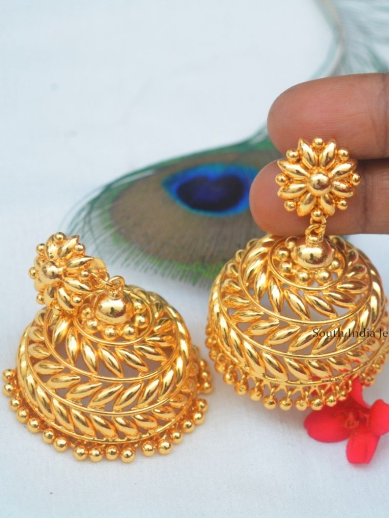 Gold Replica Jhumkas